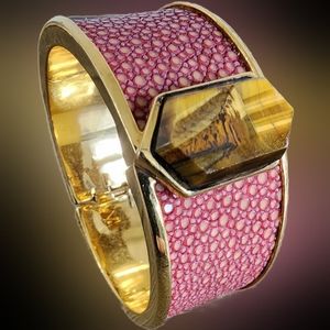 KARA by Kara Ross purple and gold bracelet